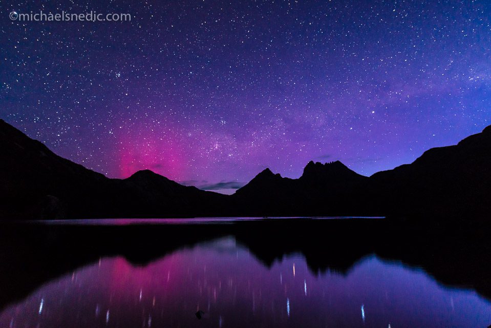 Cradle Mountain and Dove Lake Aurora Austrlis – Tasmania
