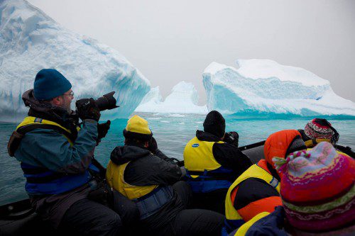 Zodiac iceberg cruise